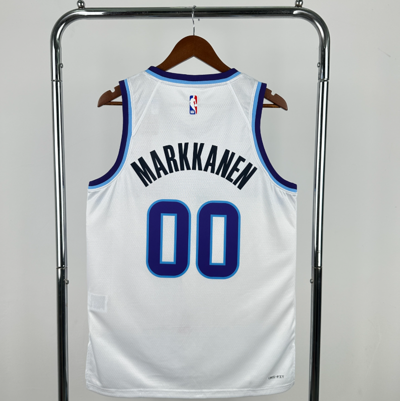 2026 NBA  Utah Jazz  White  00 # MARKKANEN