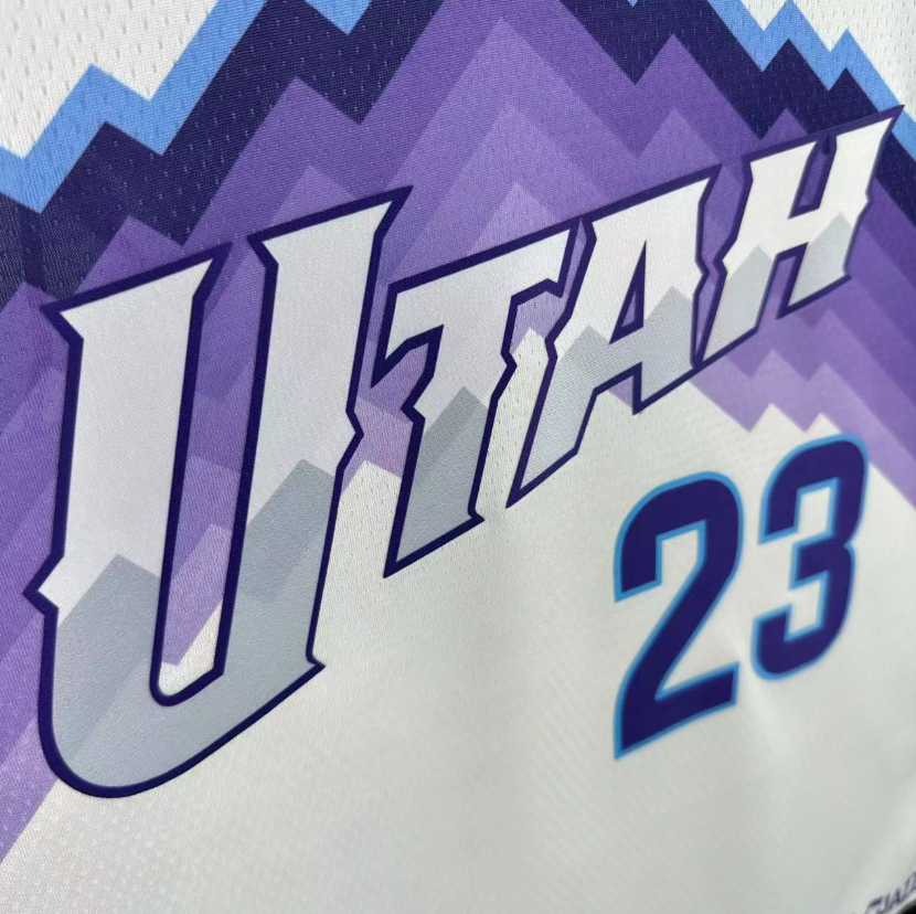2026 NBA  Utah Jazz  White 23 # MARKKANEN