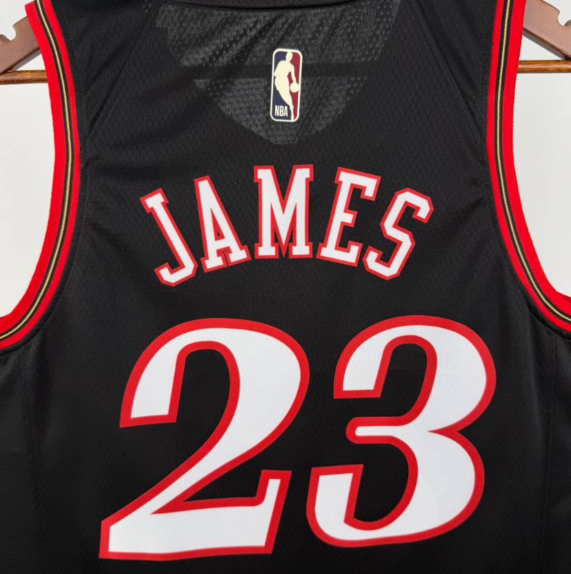 2026 NBA  Philadelphia 76ers  retro black  James 23#