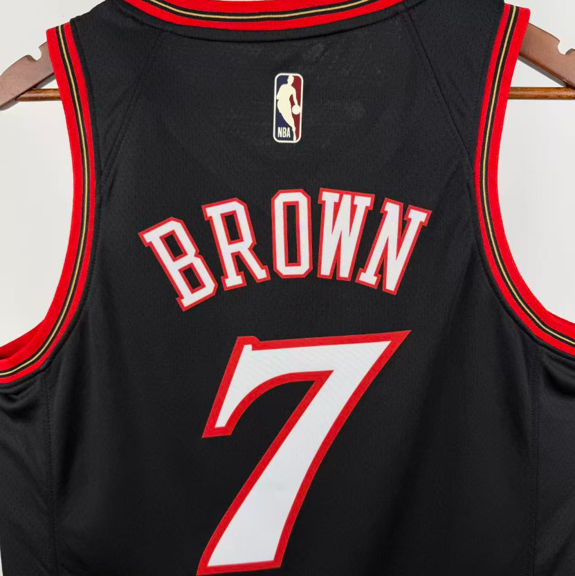 2026 NBA  Philadelphia 76ers  retro black  BROWN 7#
