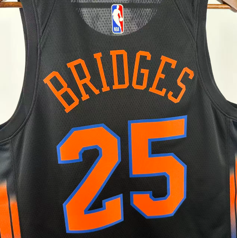 2026 NBA New York Knicks Limited Edition  retro  Bridges  25#
