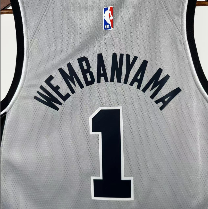2026 NBA  San Antonio Spurs Edition  grey  1 #   Wembanyama