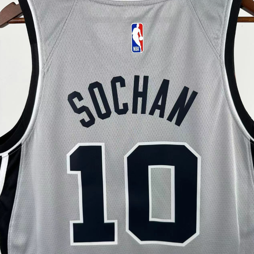 2026 NBA  San Antonio Spurs Edition  grey  10 #   SOCHAN