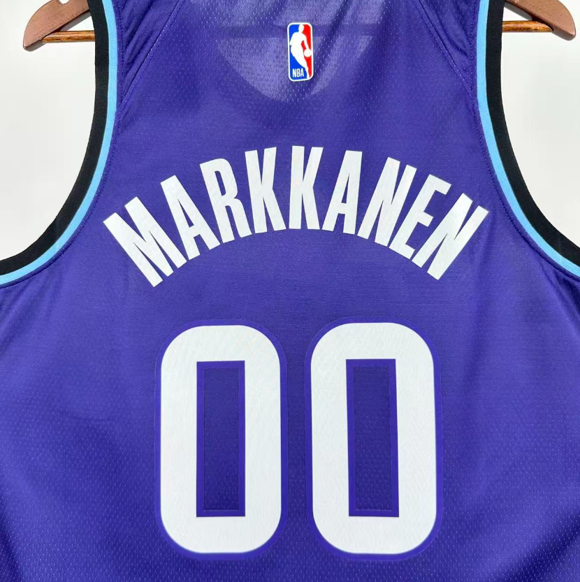 2026 NBA  Utah Jazz  Purple   00 # MARKKANEN