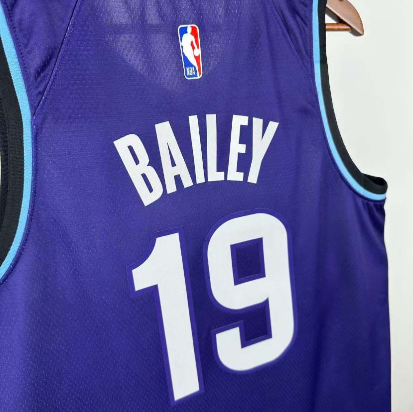 2026 NBA  Utah Jazz  Purple   19 # BAILEY