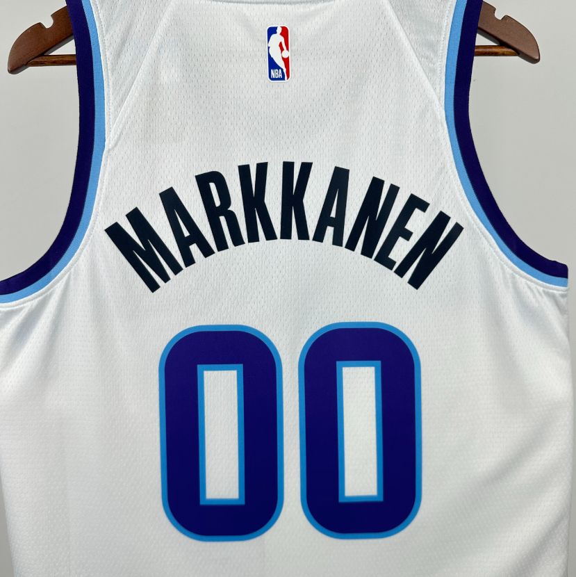 2026 NBA  Utah Jazz  White  00 # MARKKANEN