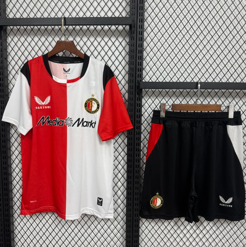 2026 2027   Feyenoord Home adult kit (shirt +short )   fan version soccer jersey