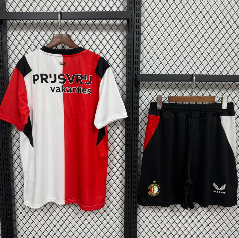 2026 2027   Feyenoord Home adult kit (shirt +short )   fan version soccer jersey