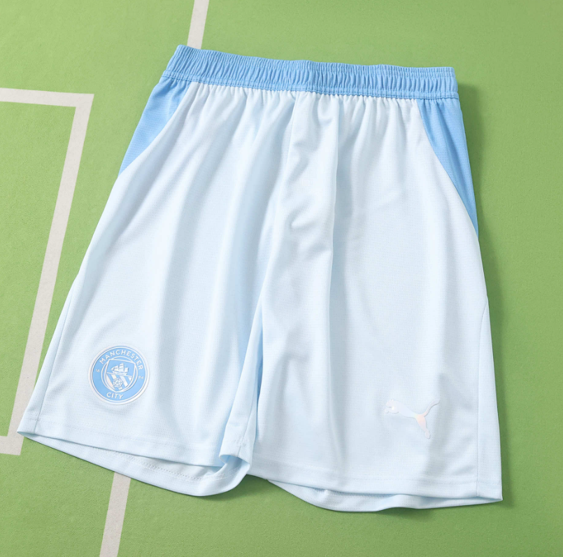 2026 2027  Manchester city Home shorts  fan version