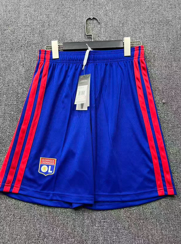 2026 2027 Lyon  Olympique Lyonnais  Home shorts fan version