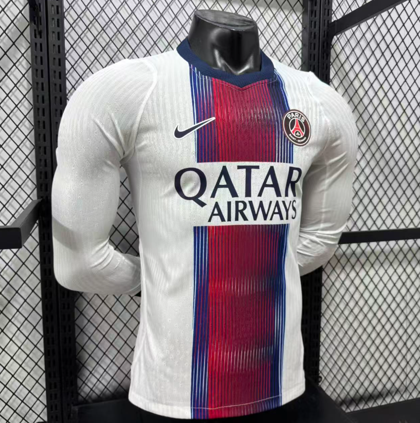 2026 2027 PSG  away Jersey Player Version long sleeves