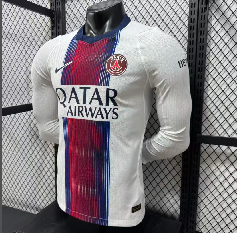 2026 2027 PSG  away Jersey Player Version long sleeves