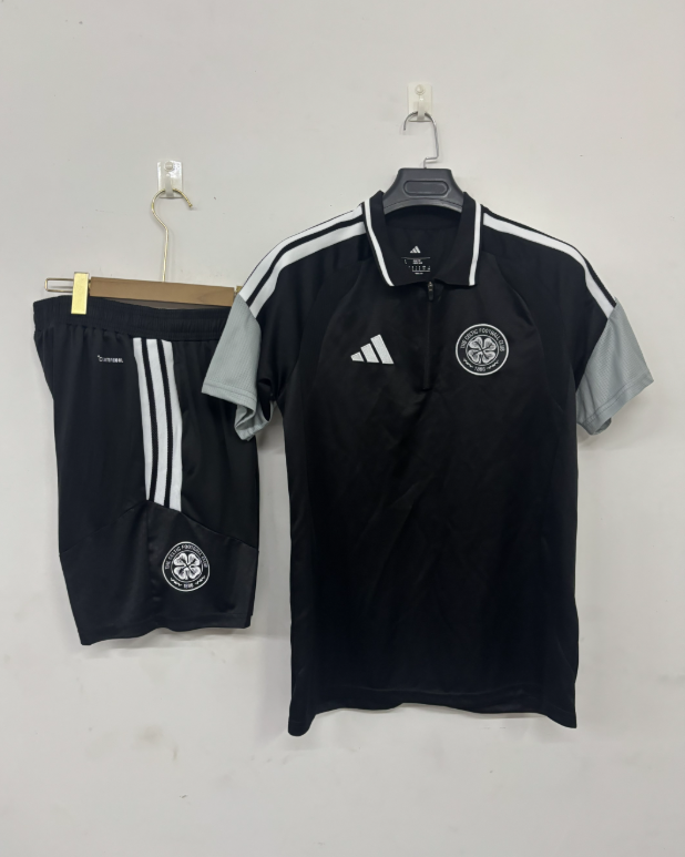 2026 2027 Celtic  adult  tracksuit  training suit  POLO  half zipper  short  sleeves