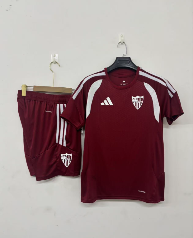 2026 2027  Sevilla FC  adult  tracksuit  training suit  short  sleeves