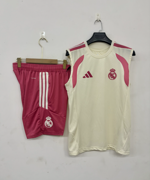2026 2027  Real Madrid adult  tracksuit  training suit  Vest no sleeves set