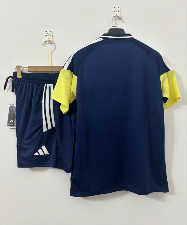 2026 2027  Fenerbahçe SK adult  tracksuit  training suit  POLO half zipper short sleeves