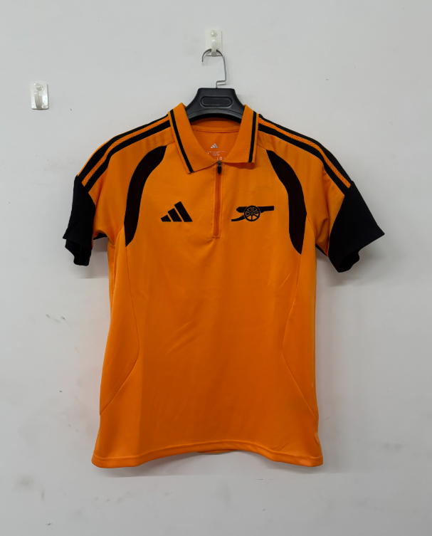 2026 2027 Arsenal  adult  tracksuit  training suit  POLO  half zipper  short  sleeves two color shorts can choose