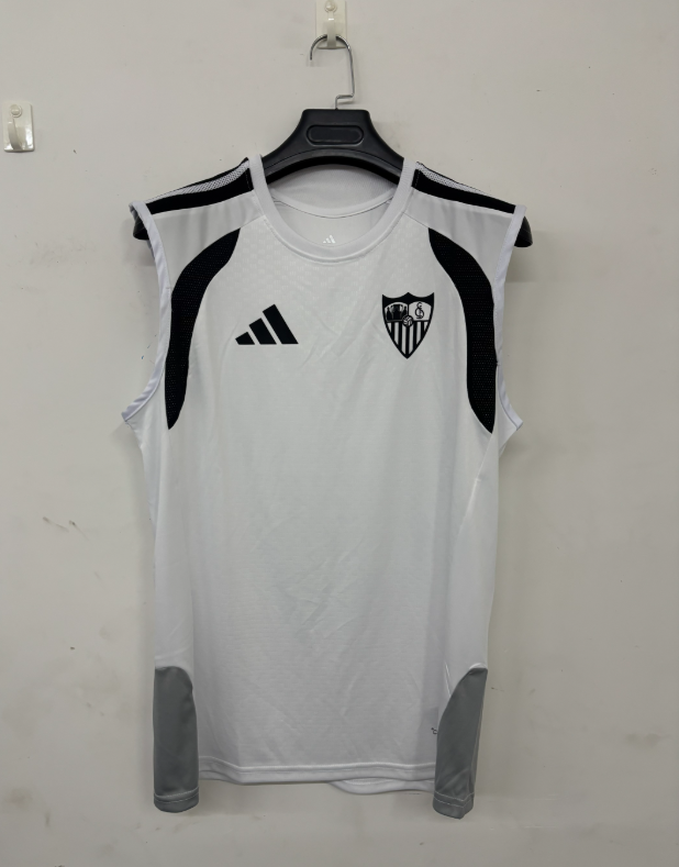 2026 2027 Sevilla FC adult  tracksuit  training suit  Vest no sleeves set