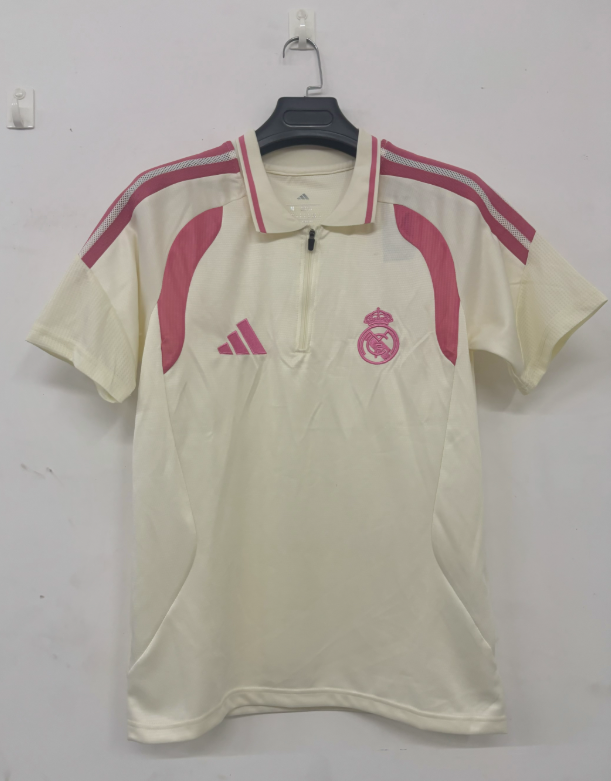 2026 2027  Real Madrid  adult  tracksuit  training suit  POLO  half zipper  short  sleeves