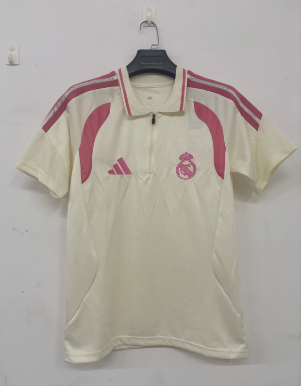 2026 2027  Real Madrid  adult  tracksuit  training suit  POLO  half zipper  short  sleeves
