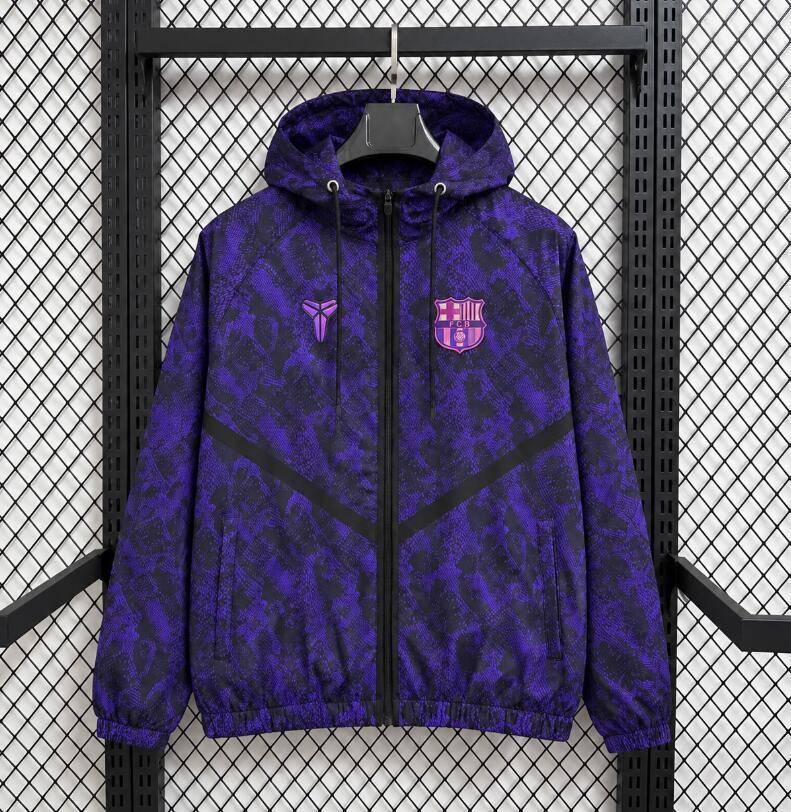 2026 2027 Barcelona windbreaker Purple  jacket soccer jersey