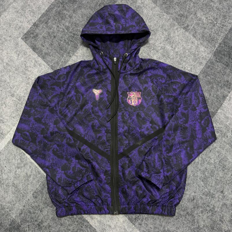 2026 2027 Barcelona windbreaker Purple  jacket soccer jersey