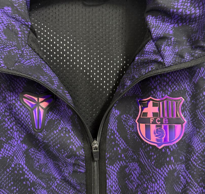2026 2027 Barcelona windbreaker Purple  jacket soccer jersey