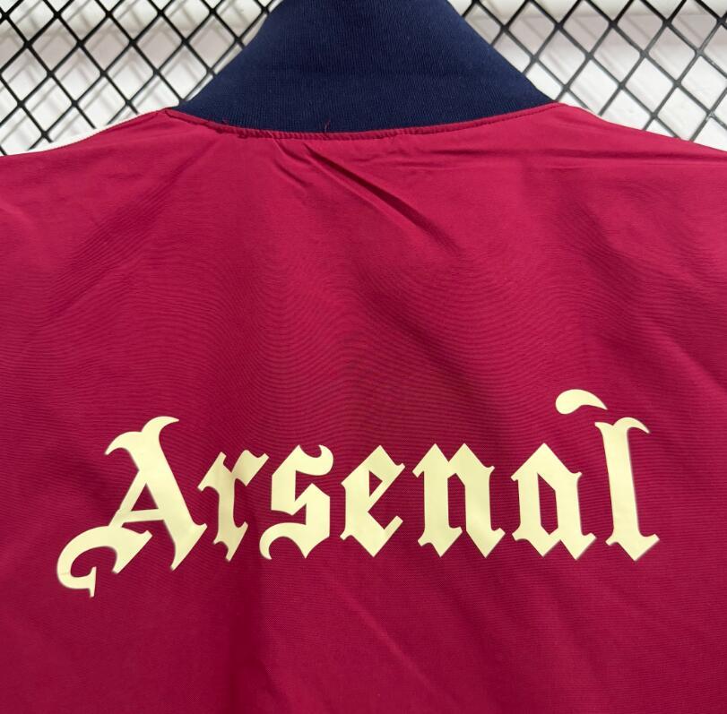 2026 2027  Arsenal windbreaker retro red  jacket soccer jersey