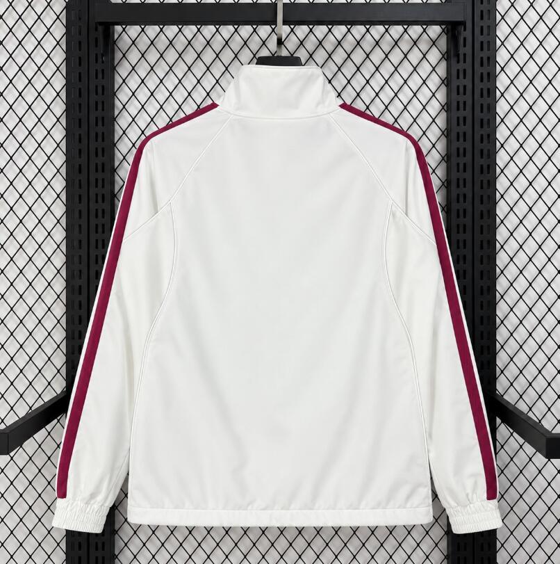 2026 2027 Real Madrid windbreaker whitejacket soccer jersey