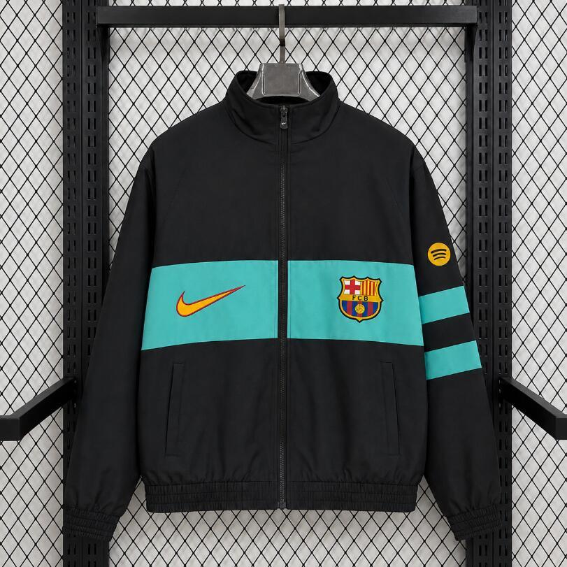 2026 2027 Barcelona windbreaker black jacket soccer jersey