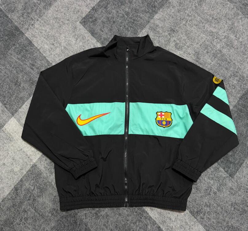 2026 2027 Barcelona windbreaker black jacket soccer jersey