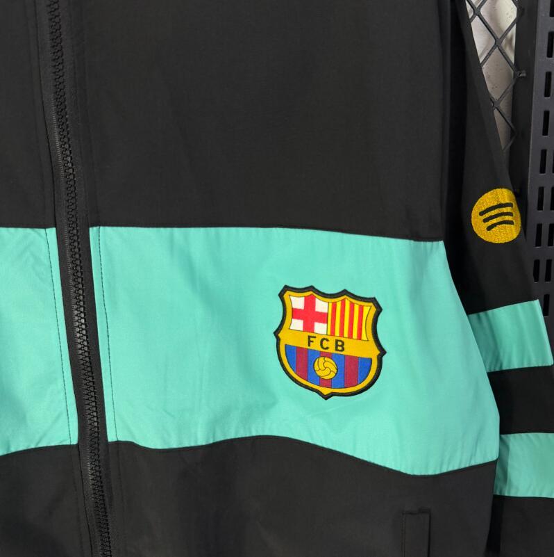 2026 2027 Barcelona windbreaker black jacket soccer jersey