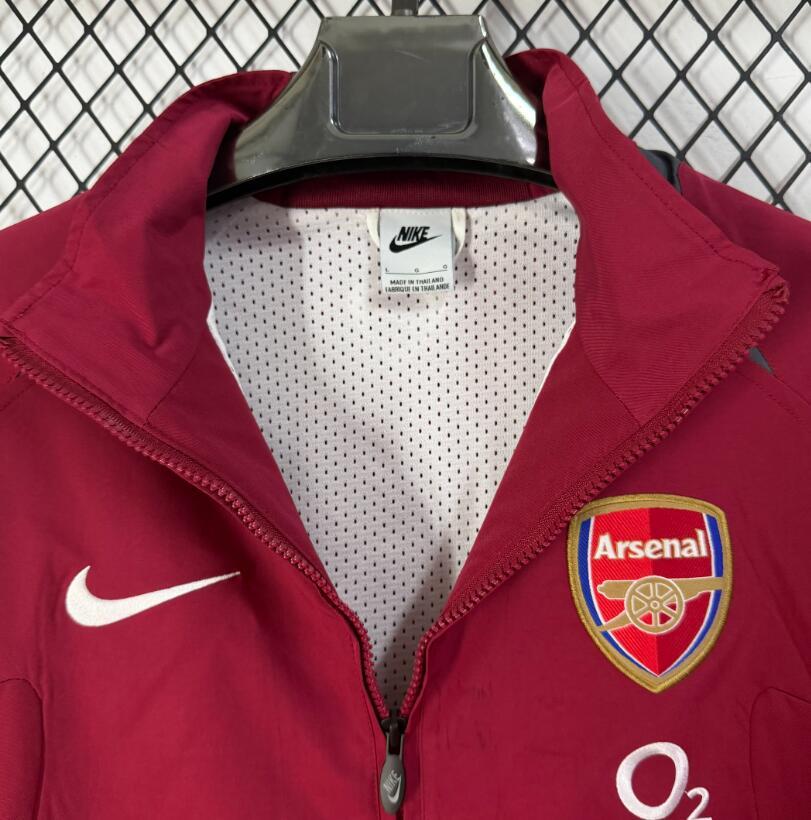 2026 2027  Arsenal windbreaker retro red  jacket soccer jersey