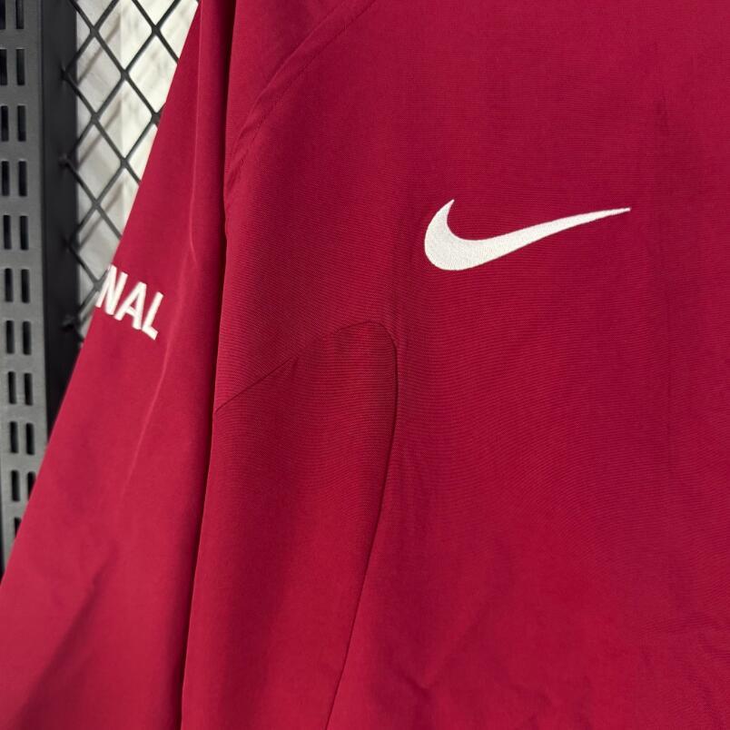 2026 2027  Arsenal windbreaker retro red  jacket soccer jersey