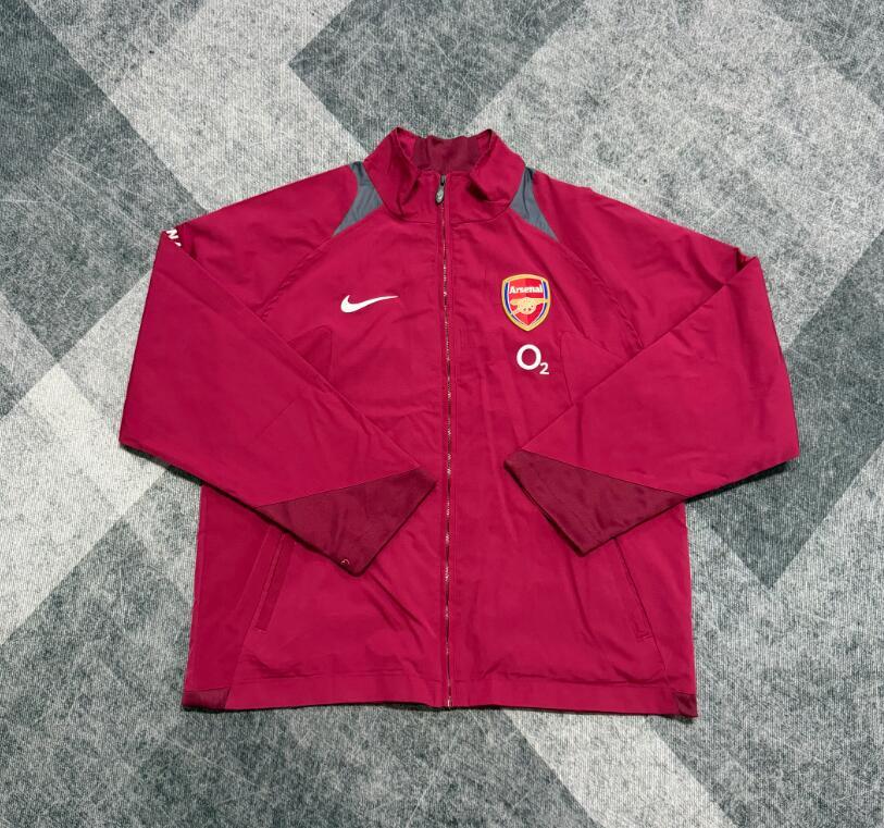 2026 2027  Arsenal windbreaker retro red  jacket soccer jersey