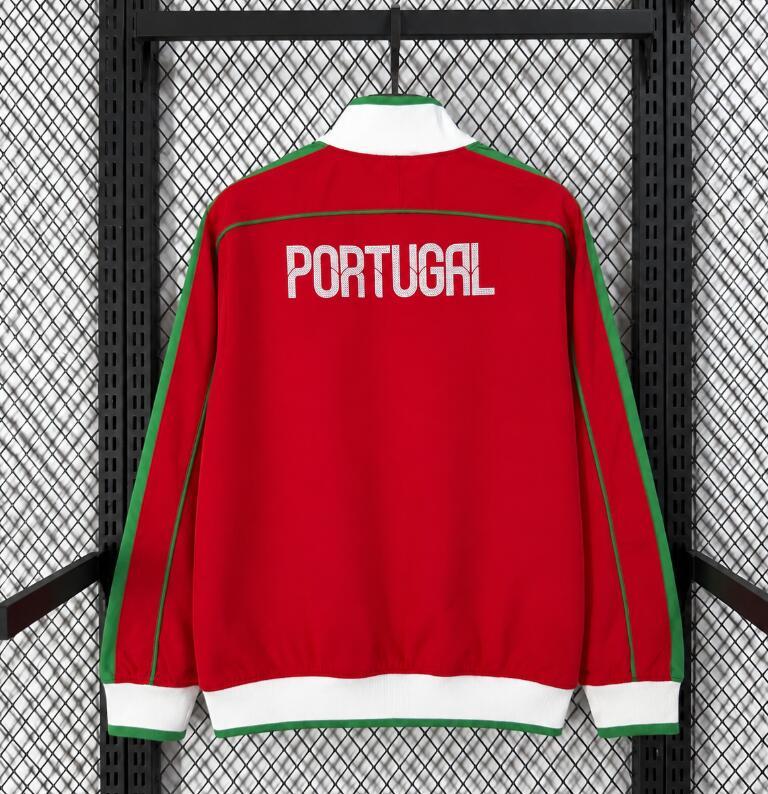 2026 2027 Portugal  windbreaker red  jacket soccer jersey