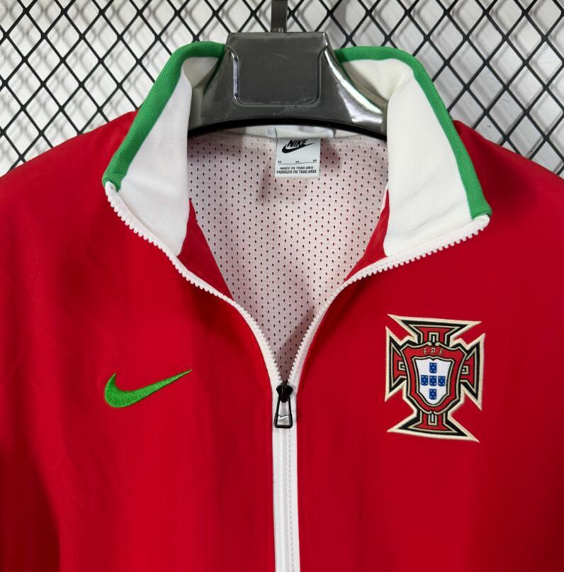 2026 2027 Portugal  windbreaker red  jacket soccer jersey