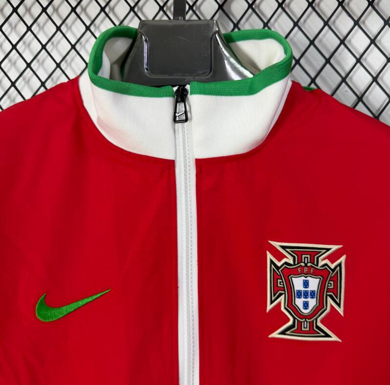 2026 2027 Portugal  windbreaker red  jacket soccer jersey