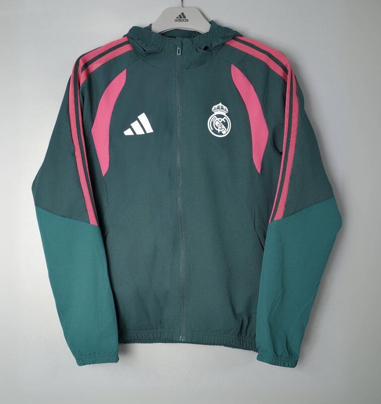 2026 2027 Real Madrid windbreaker  Hooded jacket soccer jersey