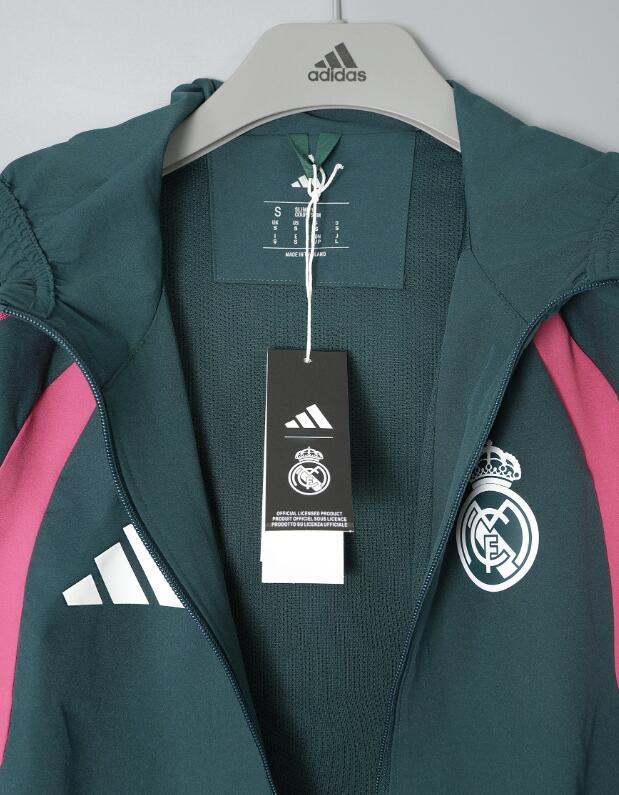 2026 2027 Real Madrid windbreaker  Hooded jacket soccer jersey