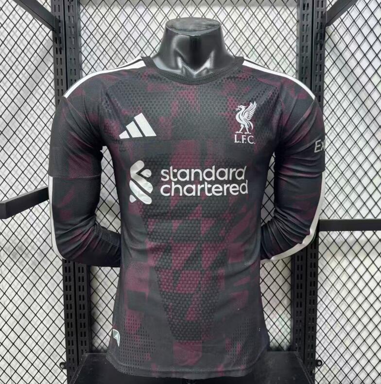 2026 2027 Liverpool 3rd Jersey Player Version long sleeves