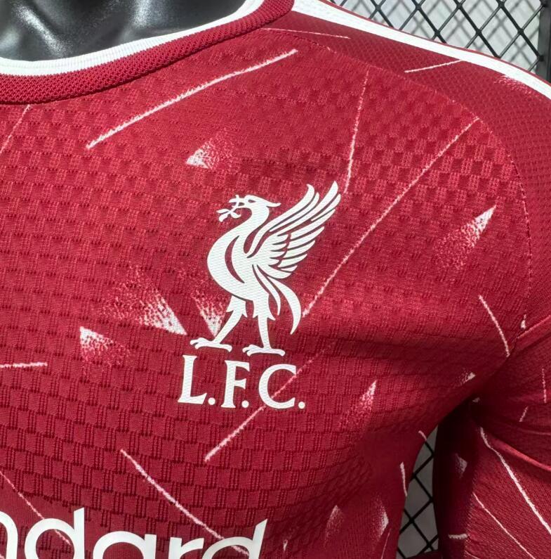 2026 2027 Liverpool home Jersey Player Version long sleeves