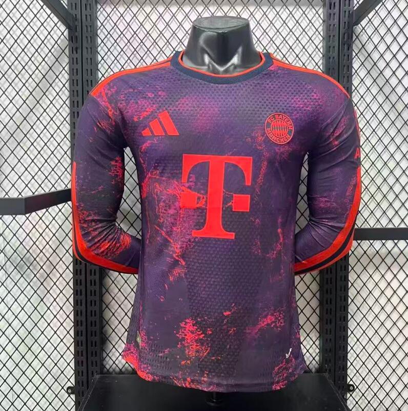 2026 2027 Bayern Munich  3rd Jersey Player Version  Long sleeves