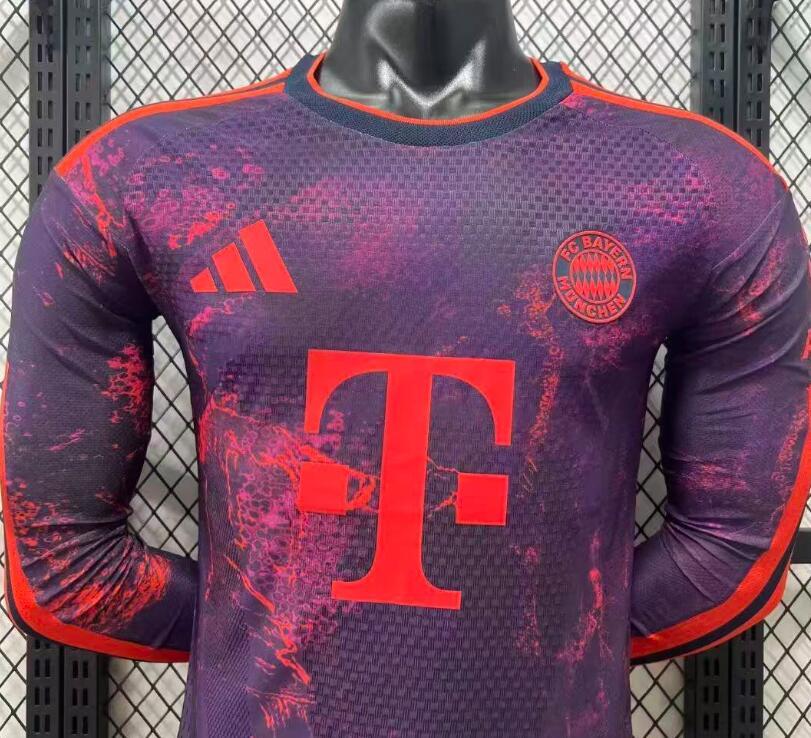 2026 2027 Bayern Munich  3rd Jersey Player Version  Long sleeves