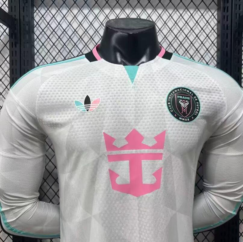 2026 2027 Miami 3rd Jersey Player Version long sleeves