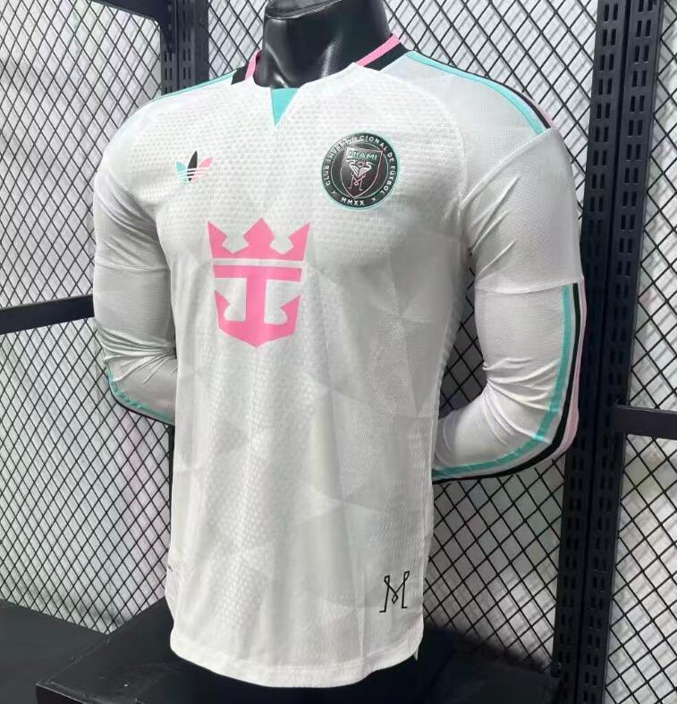 2026 2027 Miami 3rd Jersey Player Version long sleeves
