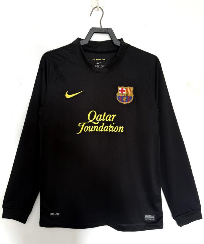 2011 2012 Retro  Barcelona   Away long sleeves   jersey
