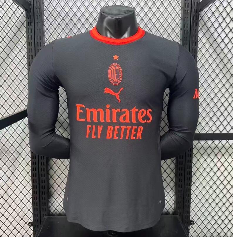 2026 2027 AC Milan 3rd Jersey  Player version long sleeves