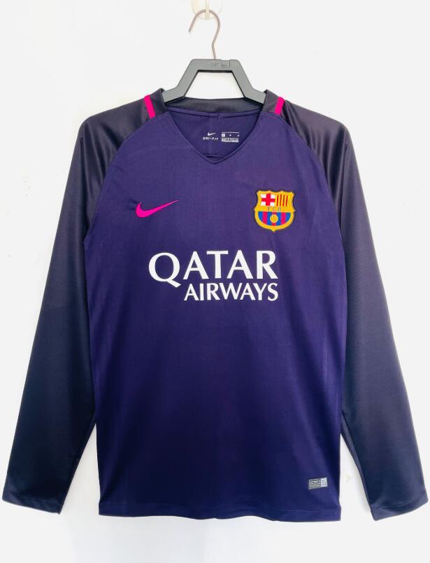 2016 1017  Retro  Barcelona   3rd long sleeves   jersey
