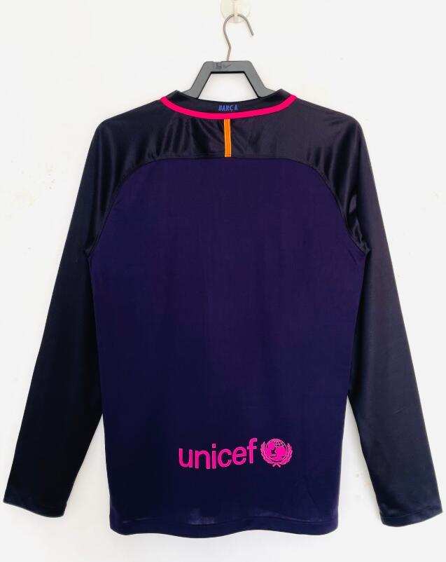 2016 1017  Retro  Barcelona   3rd long sleeves   jersey